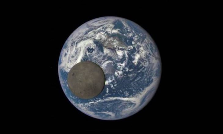 Imágenes De Curiosidades Del Mundo El lado oscuro de la luna capturado a un millón de millas de distancia