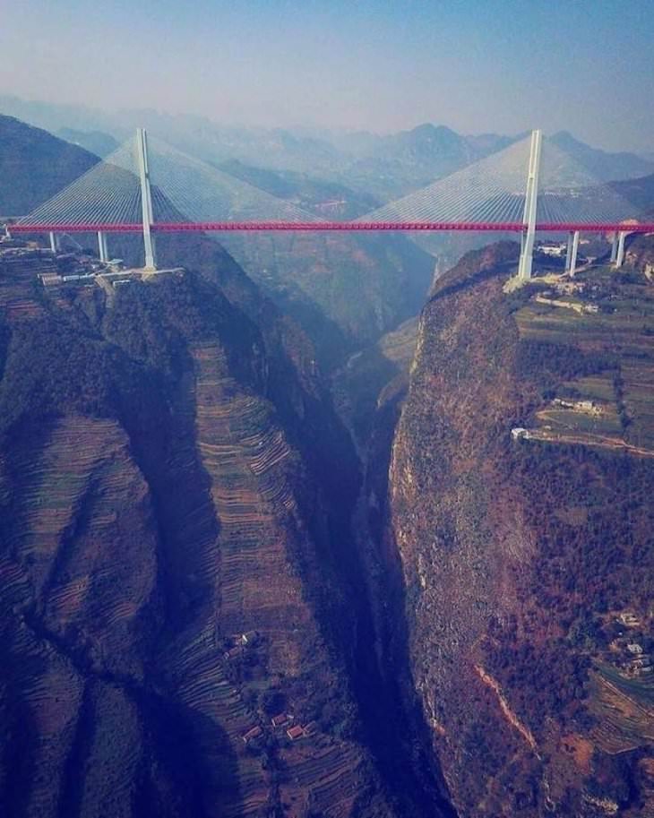 Imágenes De Curiosidades Del Mundo El puente de Beipanjiang
