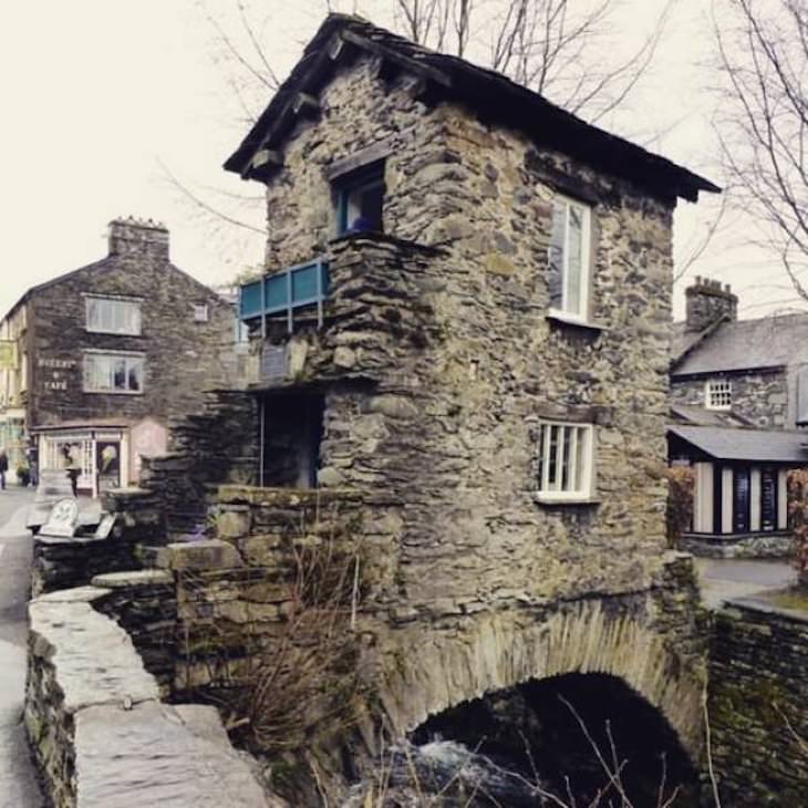 Imágenes De Curiosidades Del Mundo Una casa construida sobre un puente, Cumbria, Reino Unido