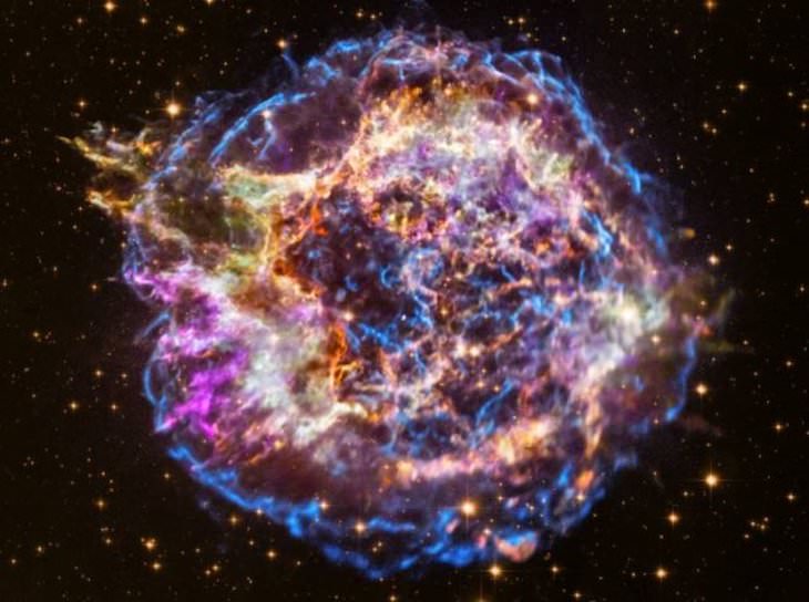 Imágenes De Curiosidades Del Mundo La NASA capturó la explosión de una estrella de 11.000 años