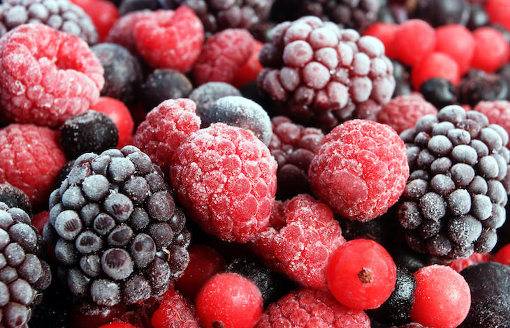  3. Fruta congelada no la pongas en batidora