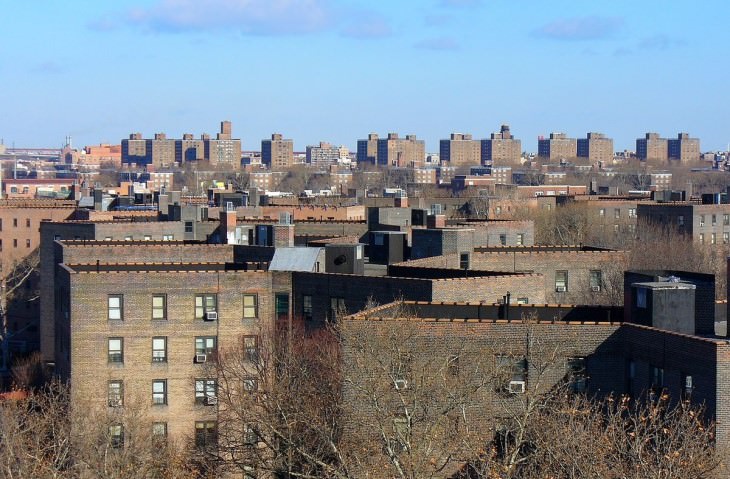 Fotos De Nueva York Desde Las Alturas Casas en Queensbridge, Queens