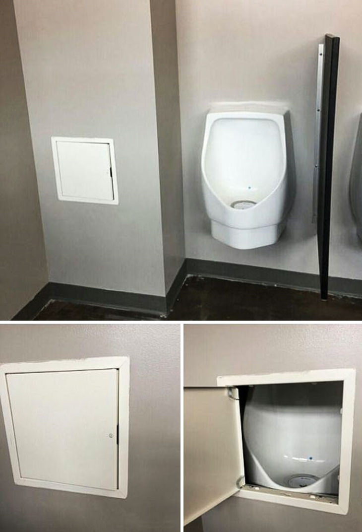 Design Fails hidden urinal