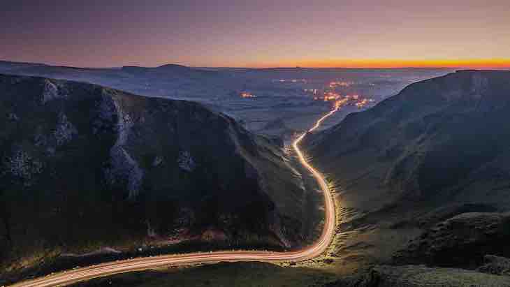 Concurso Fotógrafo De Paisajes Del Reino Unido  “Pase de luz” por Wesley Chambers, Paisajes nocturnos recomendado