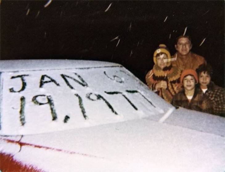 El 19 de enero de 1977, por primera vez, nevó en Miami, Florida.