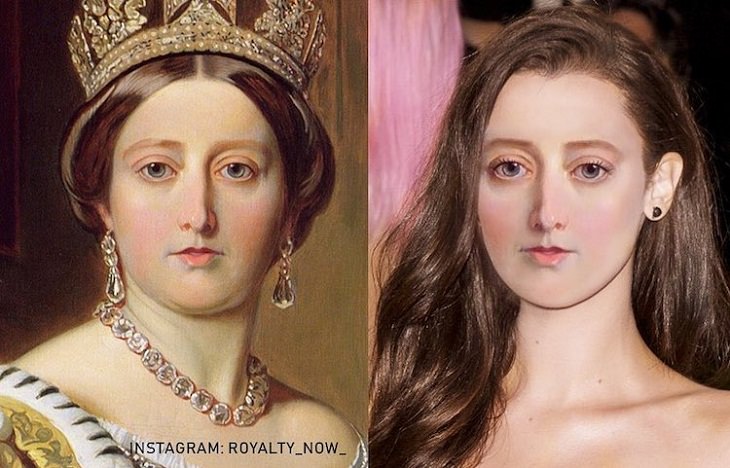 Personajes Históricos Recreados Como Personas Modernas Reina Victoria