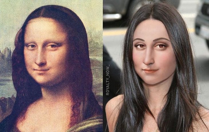 Personajes Históricos Recreados Como Personas Modernas Mona Lisa