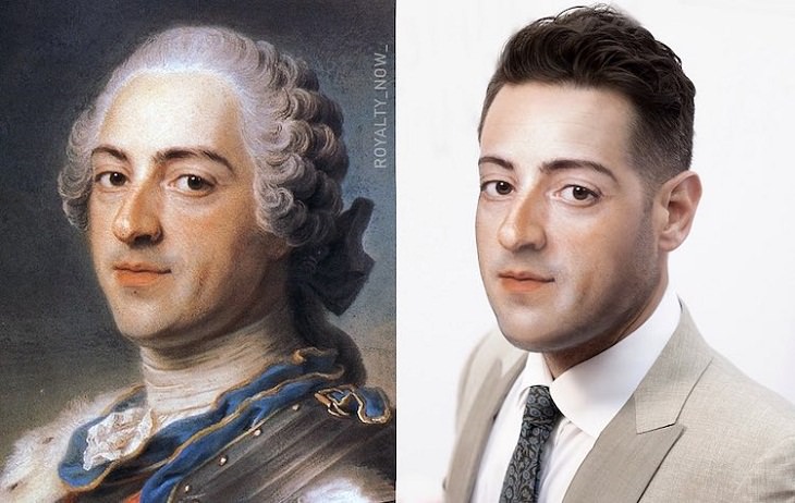 Personajes Históricos Recreados Como Personas Modernas Luis XV