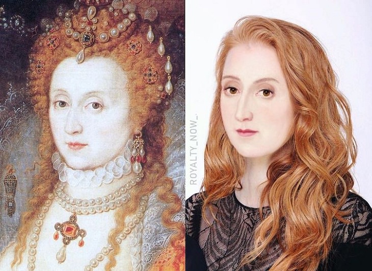 Personajes Históricos Recreados Como Personas Modernas Reina Elizabeth I