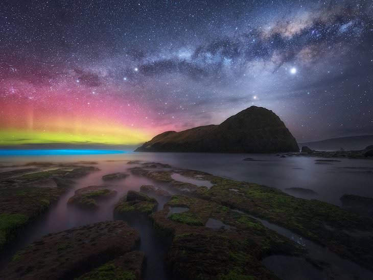Las Mejores Fotos De Auroras Boreales Del 2020  "La recompensa de la caza" de Ben Maze