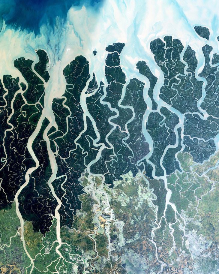 Fotos Aéreas De Sitios Patrimonio De La Humanidad Los Sundarbans, Bangladesh 
