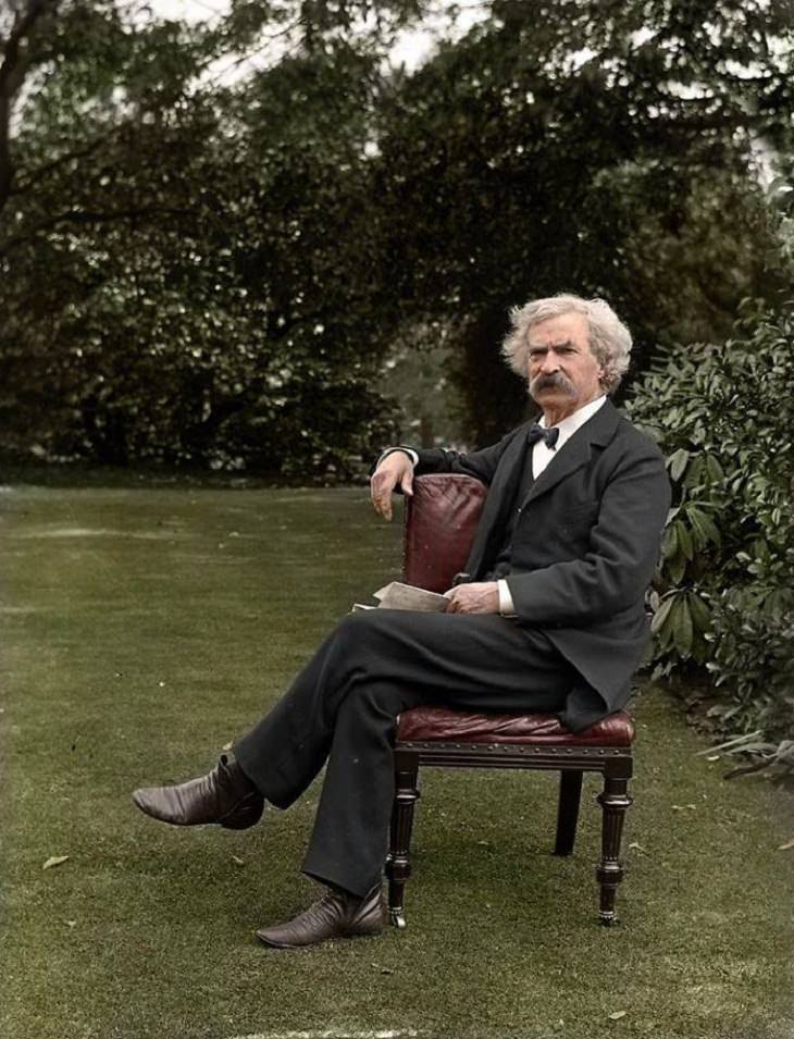 Fotos Antiguas a Color Mark Twain