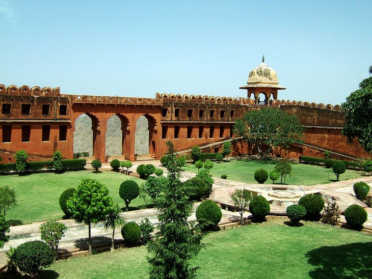 Jaipur: Jardín del Fuerte Jaigarh 
