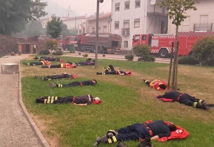 Historias inspiradoras bomberos pasan más de 24 horas intentando apagar un incendio