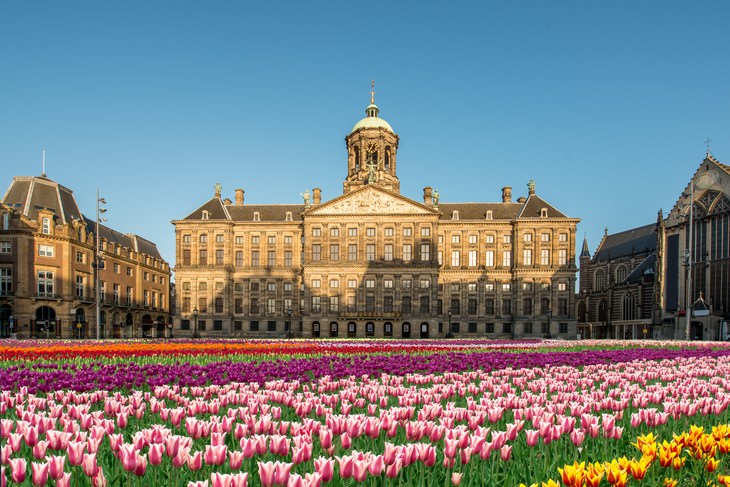 Magníficas Residencias Reales Palacio Real de Amsterdam, Países Bajos