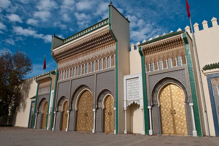 Magníficas Residencias Reales Dar el Makhzen, Rabat, Marruecos