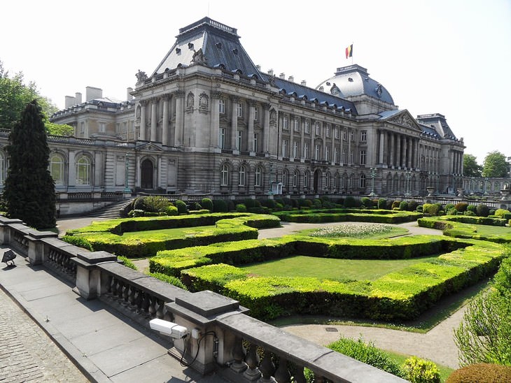 Magníficas Residencias Reales Palacio Real de Bruselas, Bélgica
