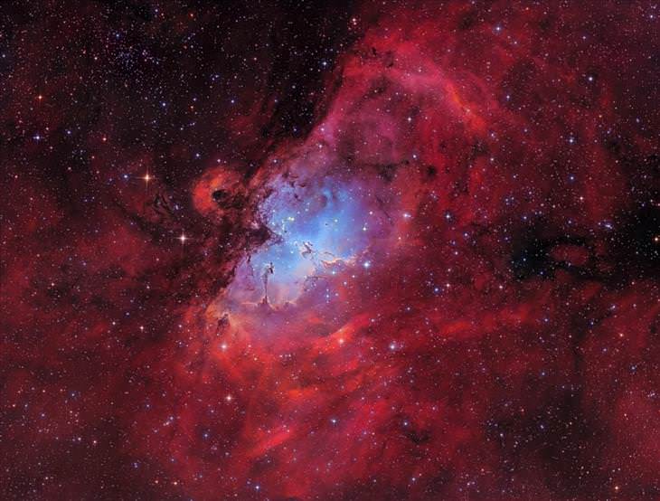 Fotografías de Astronomía  La nebulosa del águila de Marcel Drechsler