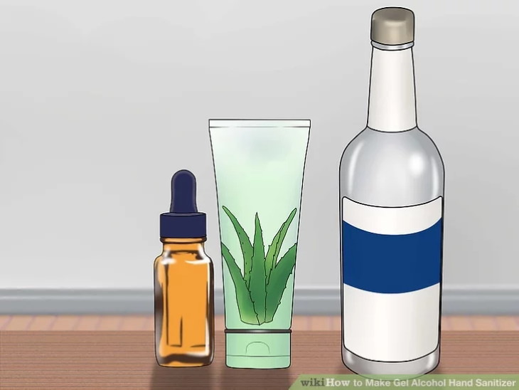Cómo hacer desinfectante de manos con alcohol de grano