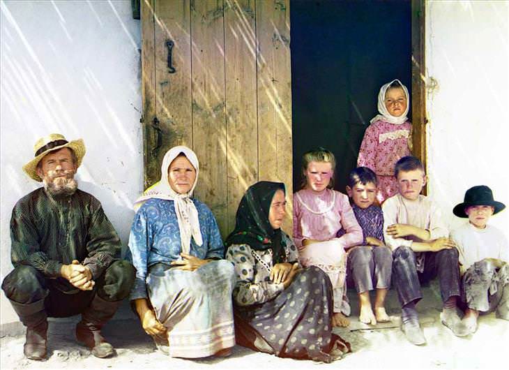 Rusia Un grupo de colonos en Grafovka