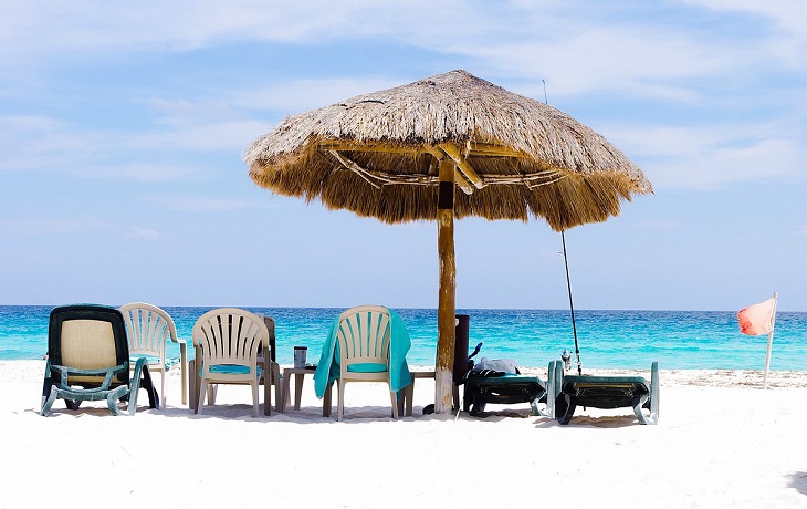 La Majestuosa Belleza De Cancún Impresionantes tonos del mar en Cancún