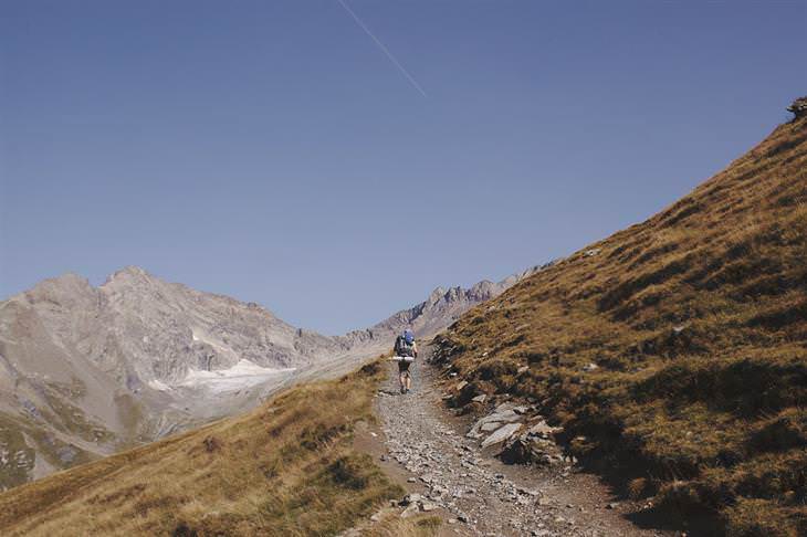Mont Blanc En camino a la frontera franco-italiana