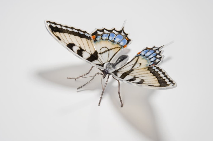 Arte en cristal Mariposa Papilio glaucus