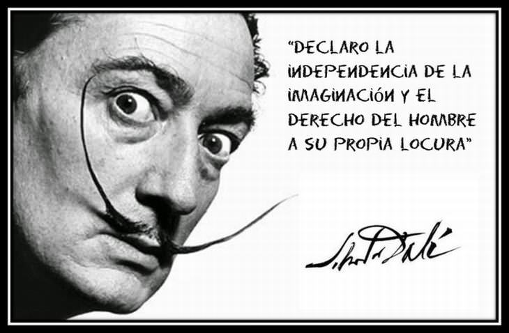las mejores citas de Salvador Dalí sobre independencia