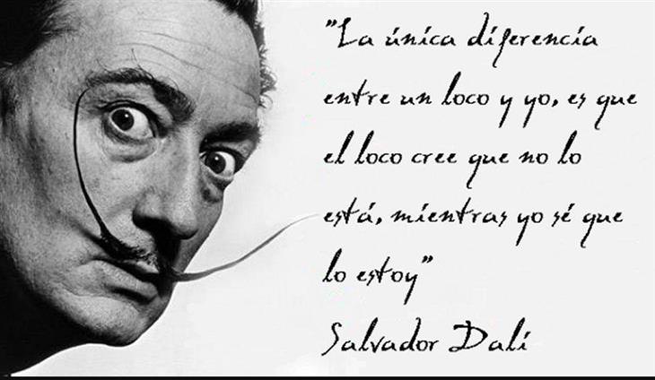 las mejores citas de Salvador Dalí sobre la locura