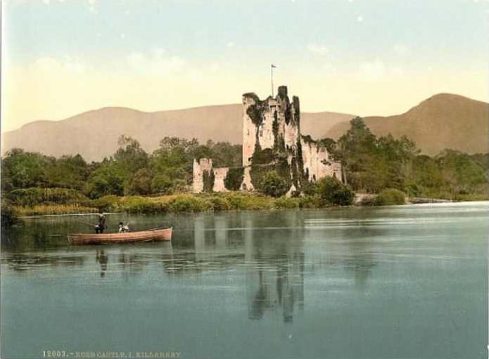 Imágenes De Irlanda De Hace 120 Años Castillo de Ross, Killarney