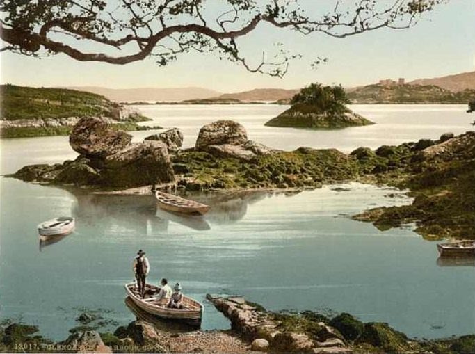 Imágenes De Irlanda De Hace 120 Años Puerto de Glengarriff