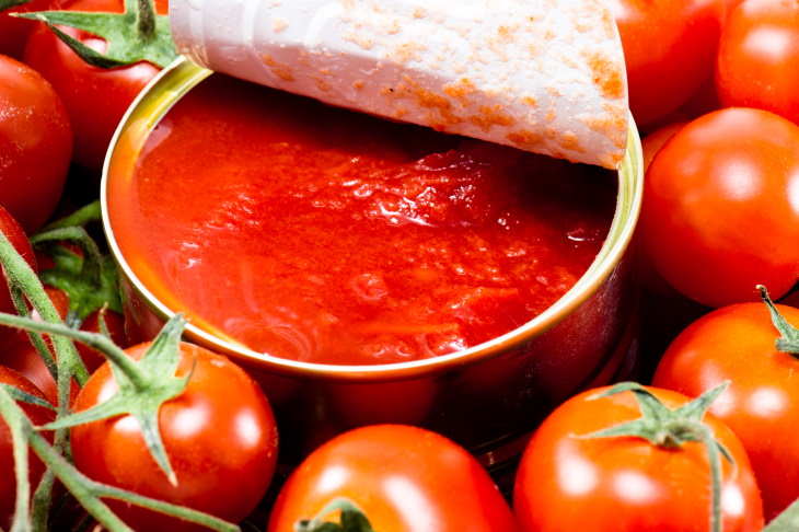 mejores alimentos enlatados puré de tomates