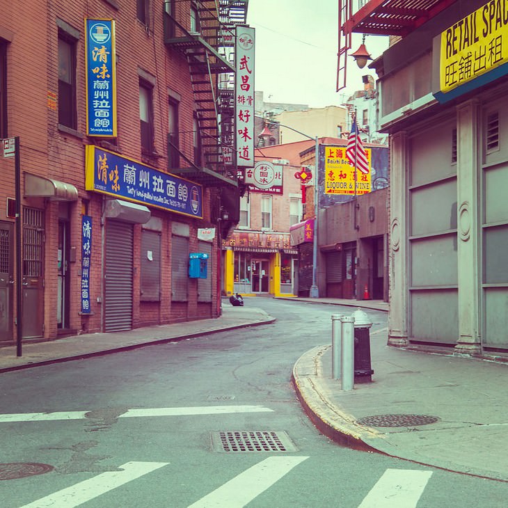 Fotos Nueva York Durante Covid-19  el barrio chino