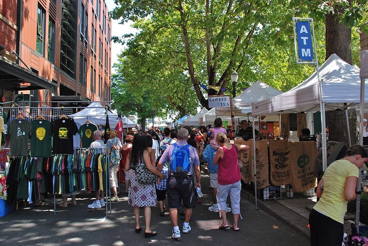 Portland:  3. Visita el mercado dominical