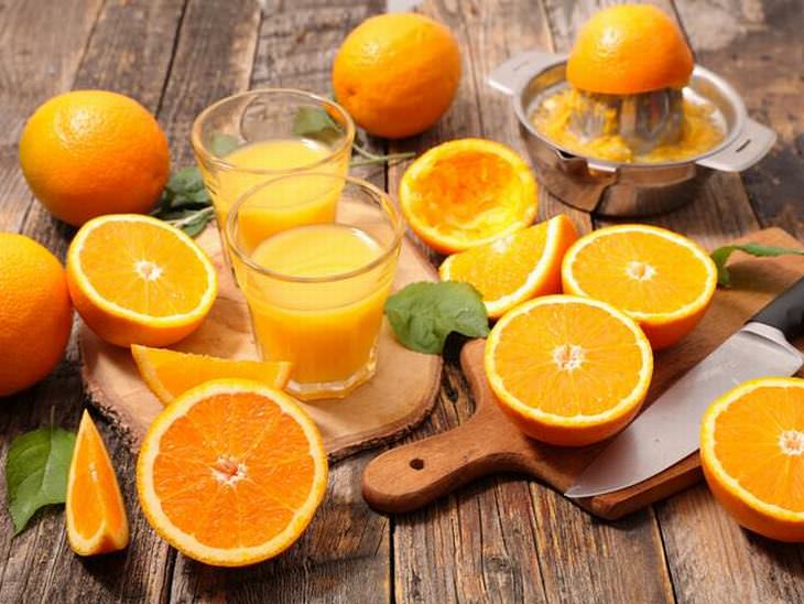 3. Come naranjas en lugar de beber jugo de naranja