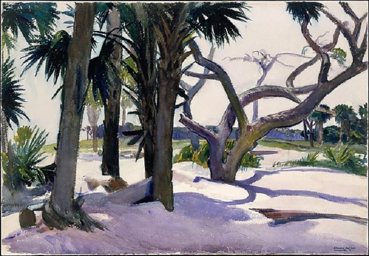 Pinturas de Edward Hopper Playa Folly, Charleston, Carolina del Sur, 1929