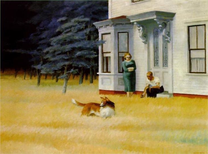 Pinturas de Edward Hopper Una tarde en Cape Cod