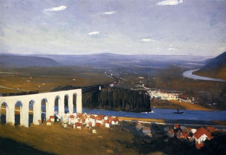 Pinturas de Edward Hopper El Valle del Sena 1908