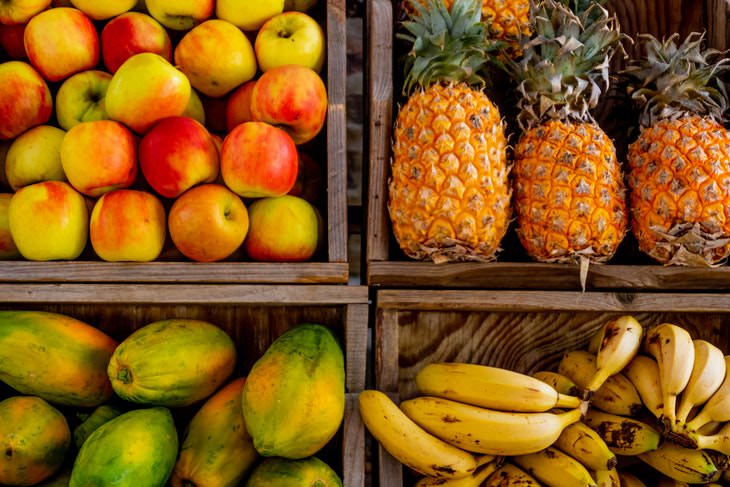 Ciertas frutas y verduras deben almacenarse por separado