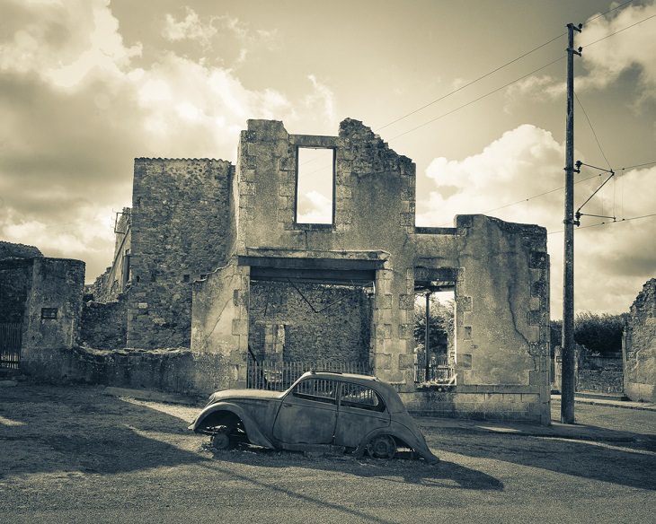 La Impresionante Historia De Estos 9 Sitios Abandonados Oradour-Sur-Glane, Francia