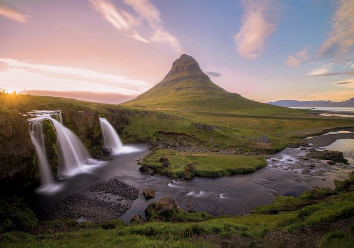 La Belleza De Islandia en 15 fotos montaña punta de flecha (Kirkjufell)