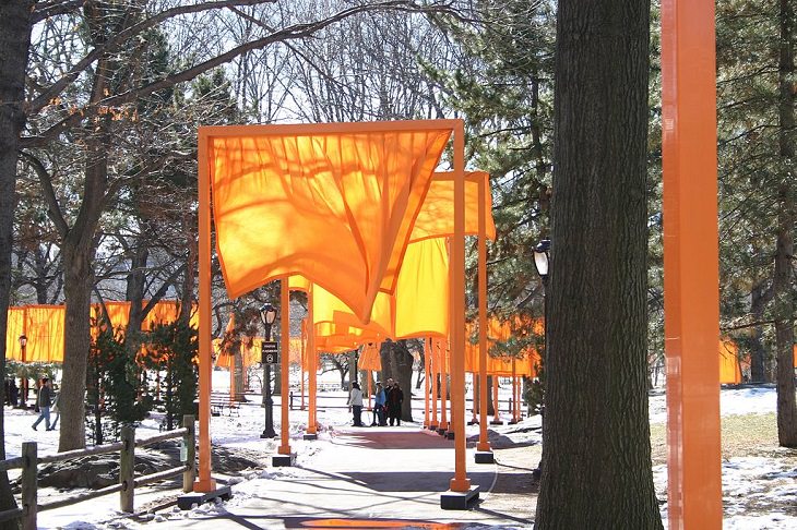  Arte de Christo Javacheff  Una perspectiva diferente en Las puertas en el Central Park