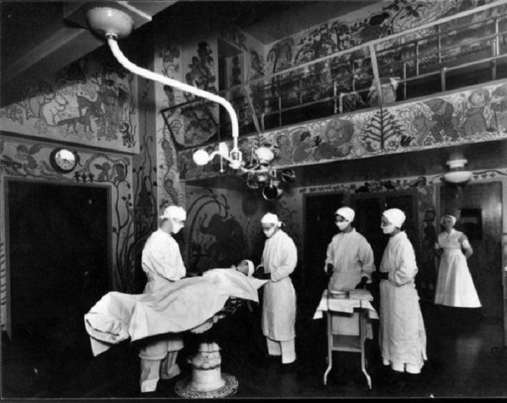 fotos antiguas Barnes-Hospital Judío en St. Louis a principios del siglo XX