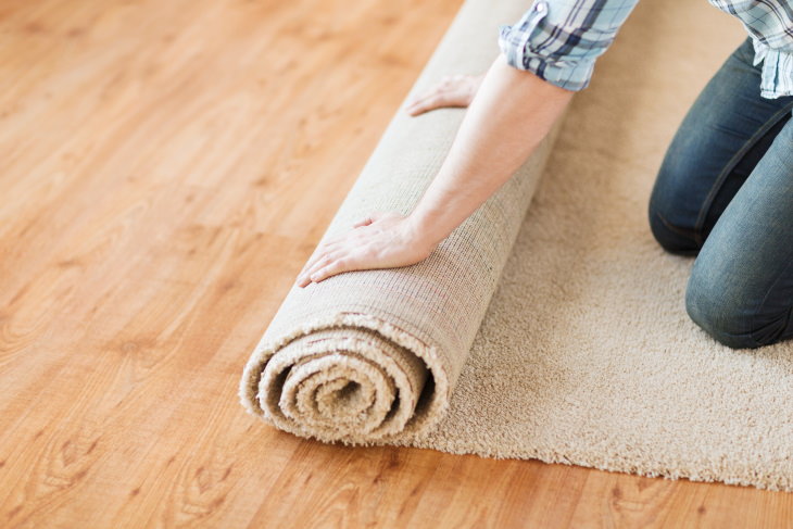 6. Consigue una alfombra para tu habitación