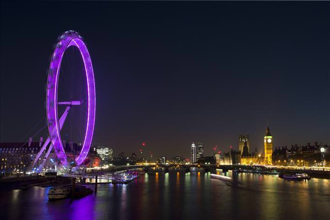London city by night