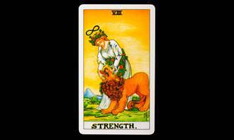 Strength tarot card