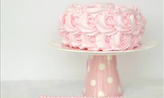 fancy pink cake