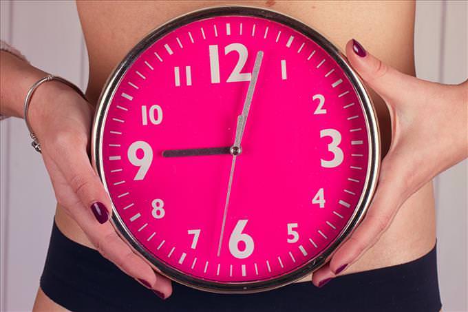 body clock pink concept