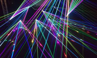 colorful lasers