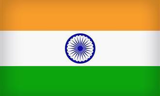 bandera de la india